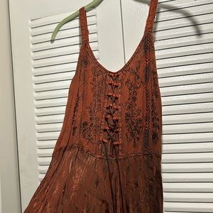 Lace bottom dress